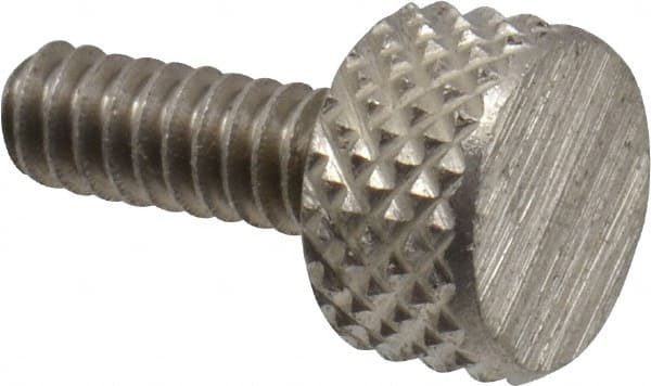 303 Stainless Steel Thumb Screw: #6-32, Knurled Head MPN:THS3008M07F16