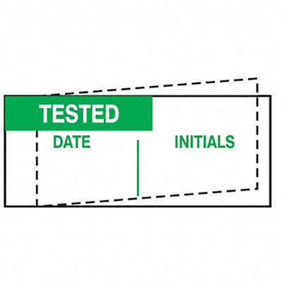 Quality Inspection Label 5/8 in H PK350 MPN:Y235787