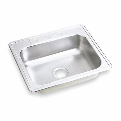 Elkay Single Sink Rect 21inx15-3/4inx8in MPN:DSE125223