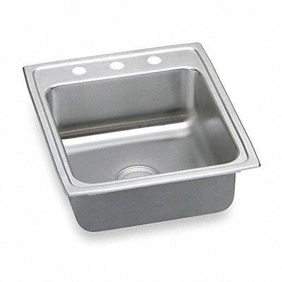 Elkay Sing Sink Square 16inx16inx7-1/2in MPN:LR20223