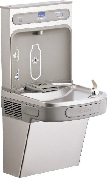 Wall-Mounted Water Cooler & Fountain: 8 GPH Cooling Capacity MPN:LZS8WSSP