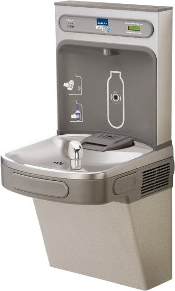 Floor Standing Water Cooler & Fountain: 8 GPH Cooling Capacity MPN:LZSDWSVRLK