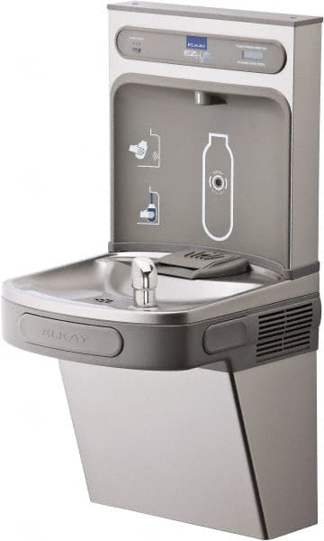 Floor Standing Water Cooler & Fountain: 8 GPH Cooling Capacity MPN:LZSDWSVRSK