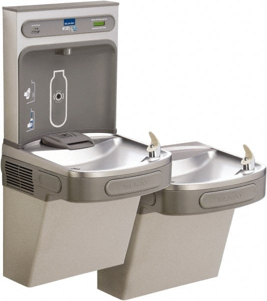 Floor Standing Water Cooler & Fountain: 8 GPH Cooling Capacity MPN:LZSTL8WSLP