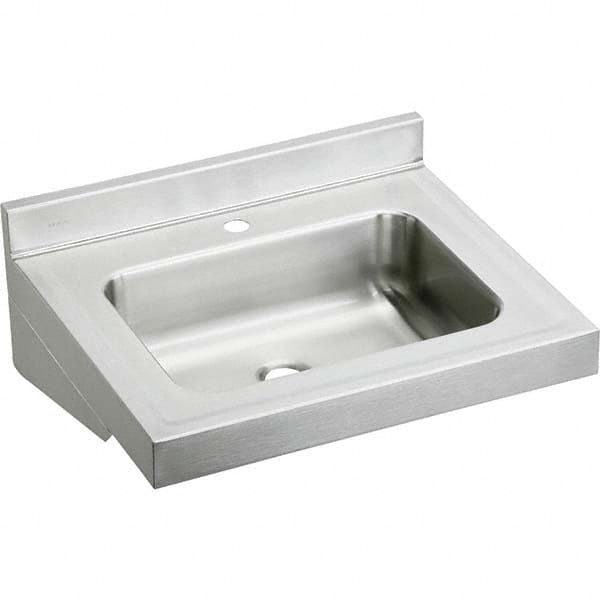 Lavatory Sink: Wall-Hung Mount, 304 Stainless Steel MPN:ELV22191