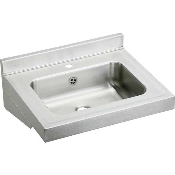 Lavatory Sink: Wall-Hung Mount, 304 Stainless Steel MPN:ELVWO22191