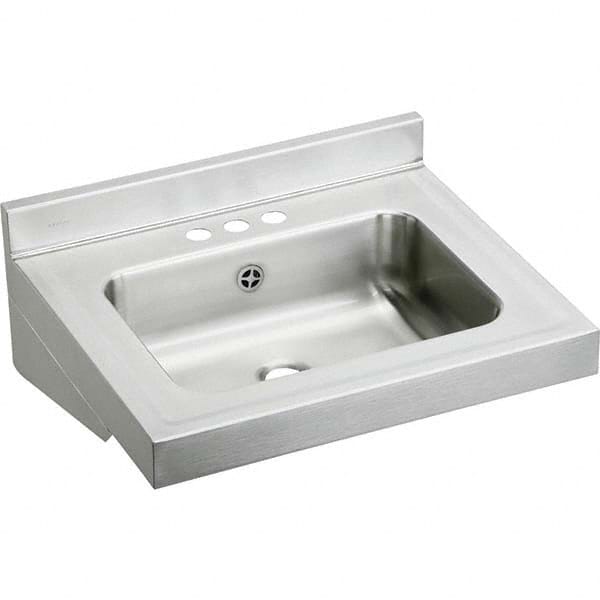 Lavatory Sink: Wall-Hung Mount, 304 Stainless Steel MPN:ELVWO2219CS3