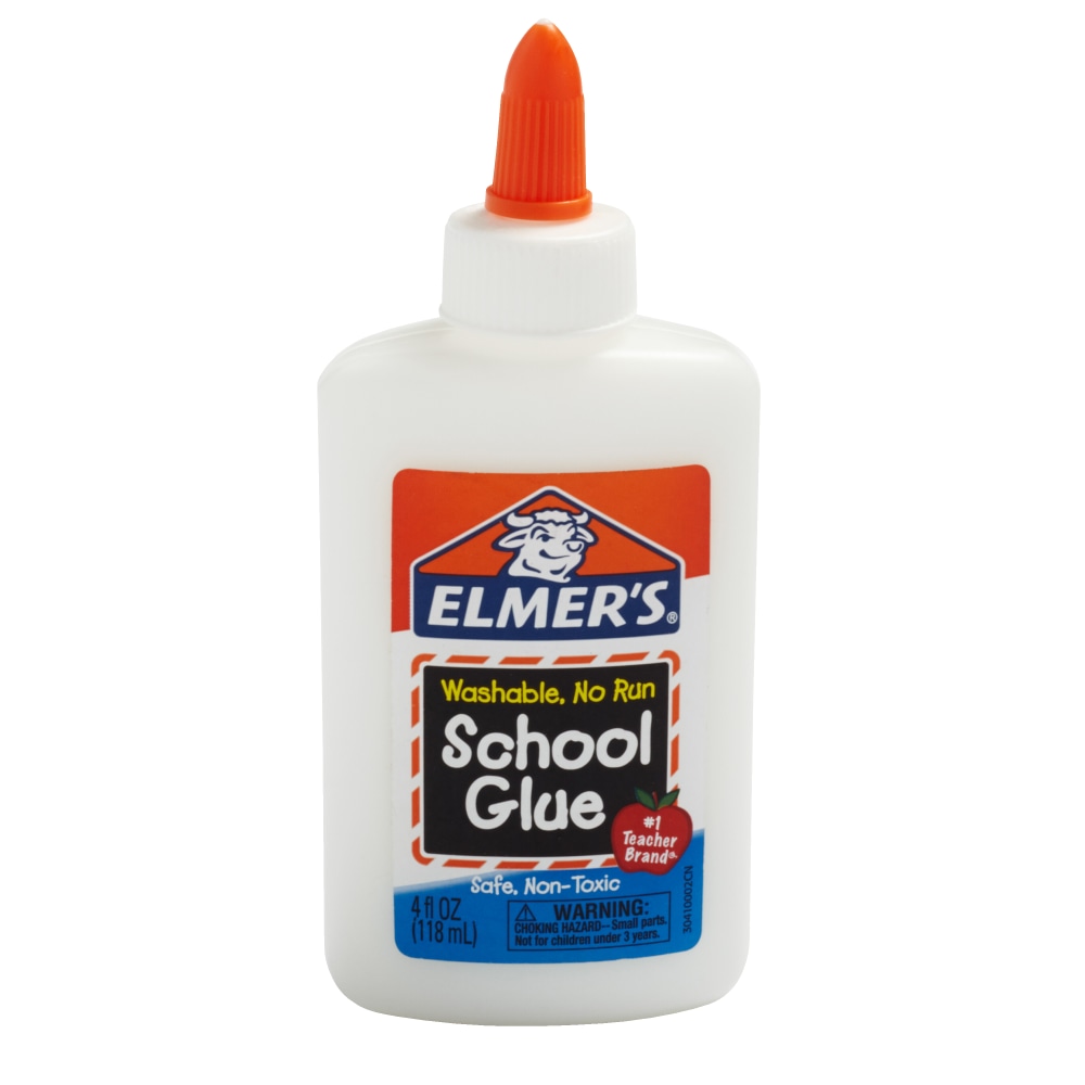 Elmers Washable School Glue, 4 Oz. (Min Order Qty 55) MPN:E304