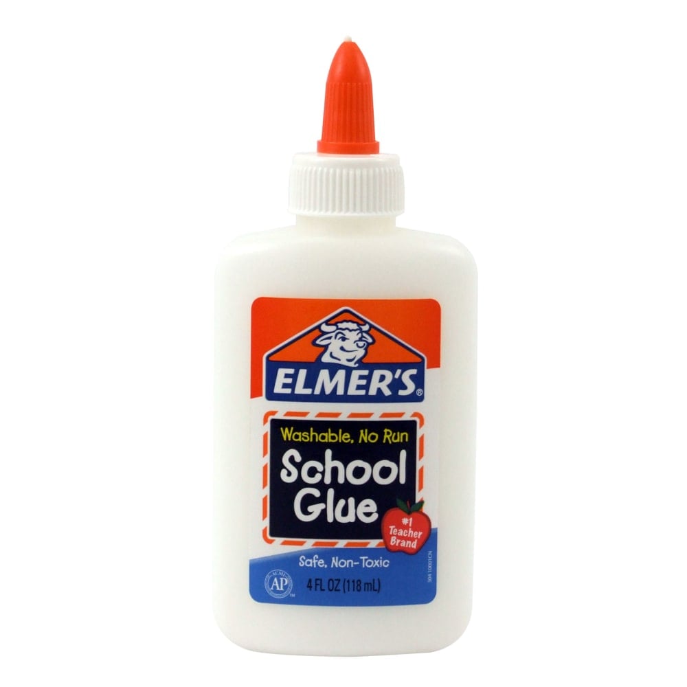 Elmers White Washable School Glue, 4 oz (Min Order Qty 55) MPN:E304NR