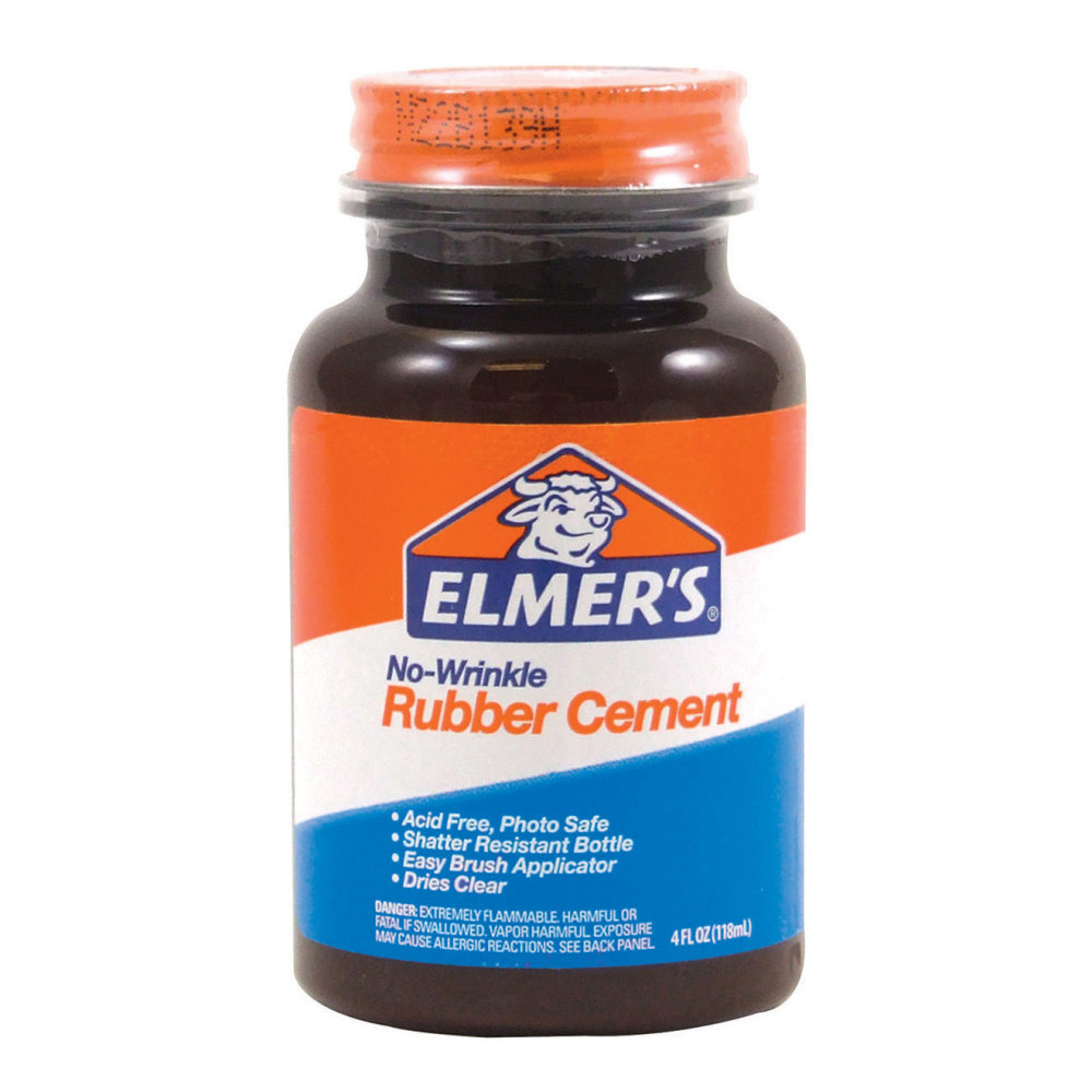 Elmers Rubber Cement, 4 Oz. (Min Order Qty 28) MPN:E904