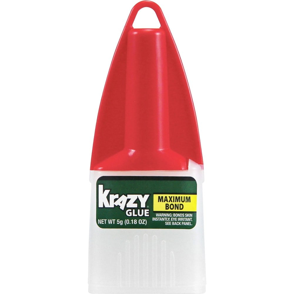 Krazy Glue Advanced Formula With Precision Applicator, Clear, 5 Grams (Min Order Qty 20) MPN:KG48348MR