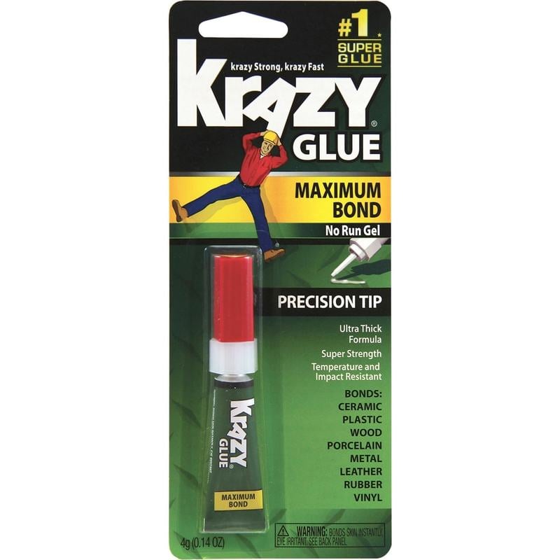 Krazy Glue, Advanced Formula Gel, Clear, .14 Oz. (Min Order Qty 22) MPN:KG48448MR