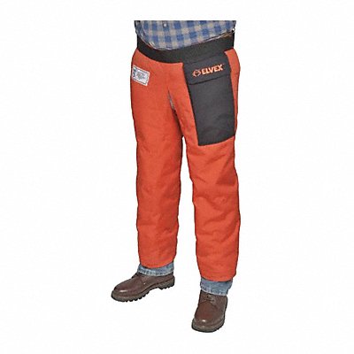 E6869 Chain Saw Chaps Orange 36 in L MPN:WELJE91236