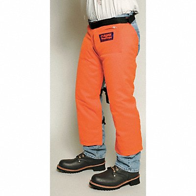 K7368 Chain Saw Chaps 33 in L Orange MPN:WELJE94233