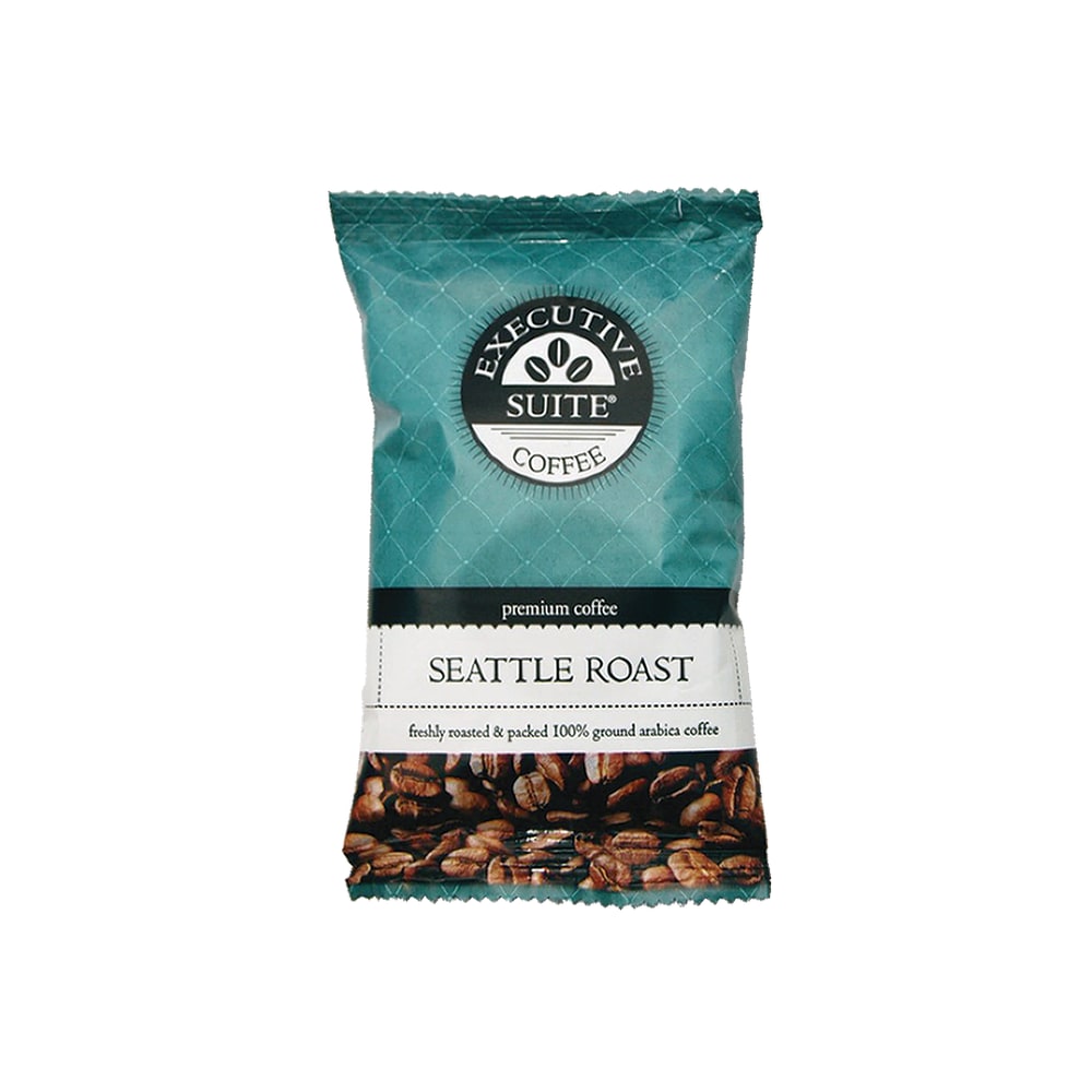 Executive Suite Coffee Single-Serve Coffee Packets, Seattle Roast, Carton Of 42 (Min Order Qty 2) MPN:G42F-ESSR