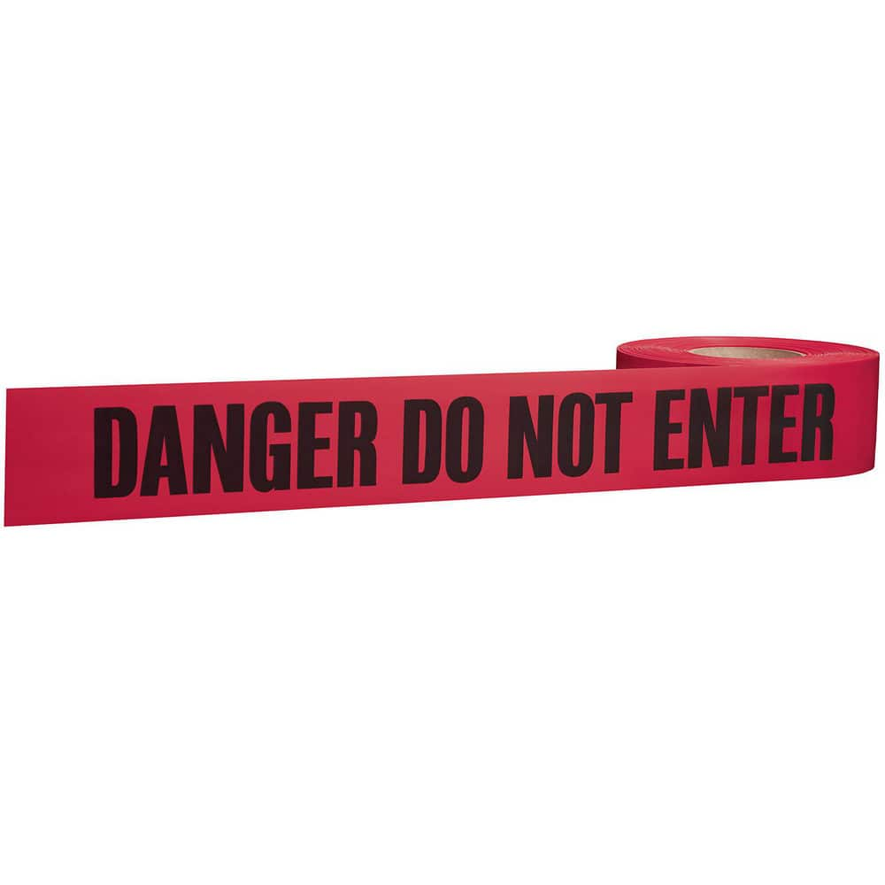 Barricade & Flagging Tape, Legend: Danger Do Not Enter , Material: Plastic , Overall Length: 1000.00  MPN:11-081