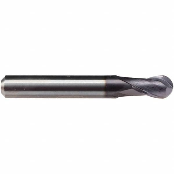 Ball End Mill: 2 Flute, Solid Carbide MPN:1877A.001