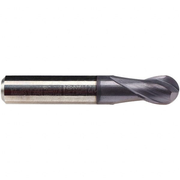 Ball End Mill: 2 Flute, Solid Carbide MPN:1877A.010