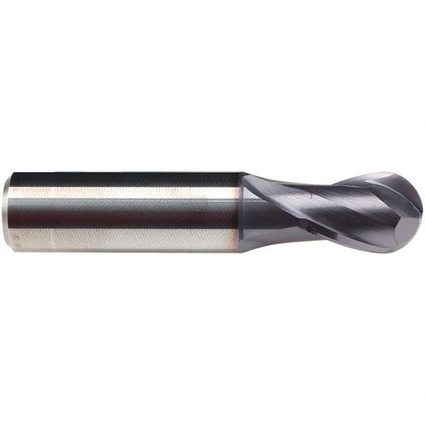 Ball End Mill: 2 Flute, Solid Carbide MPN:1877A.018