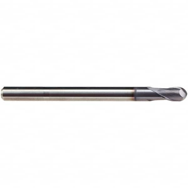 Ball End Mill: 2 Flute, Solid Carbide MPN:1879A.007