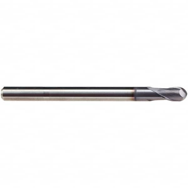 Ball End Mill: 2 Flute, Solid Carbide MPN:1879A.014