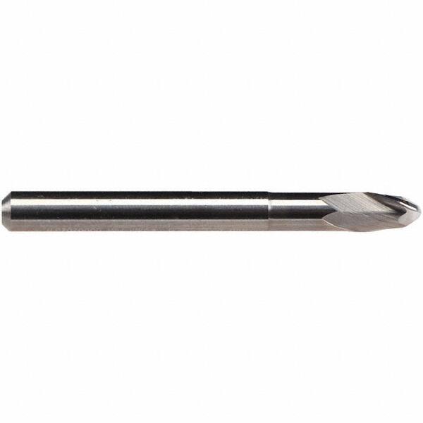 Ball End Mill: 2 Flute, Solid Carbide MPN:1921.075