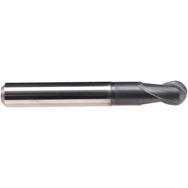 Ball End Mill: 2 Flute, Solid Carbide MPN:1966A.01216