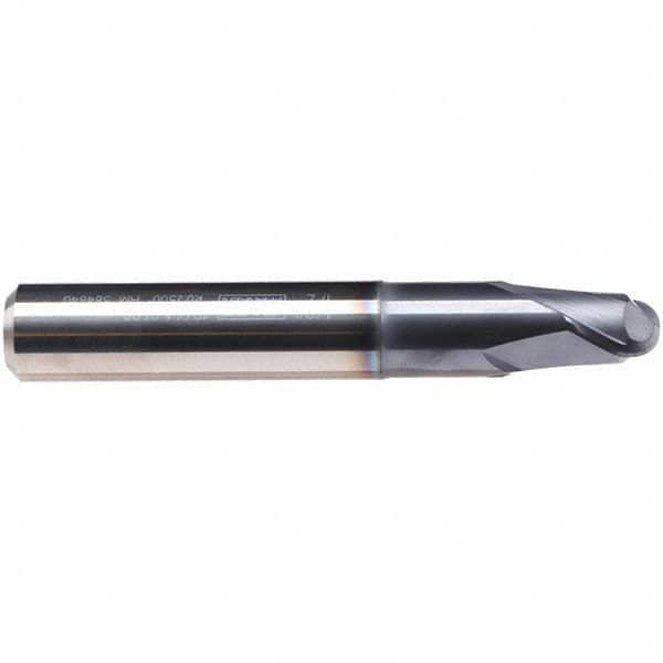 Ball End Mill: 2 Flute, Solid Carbide MPN:1966A.016