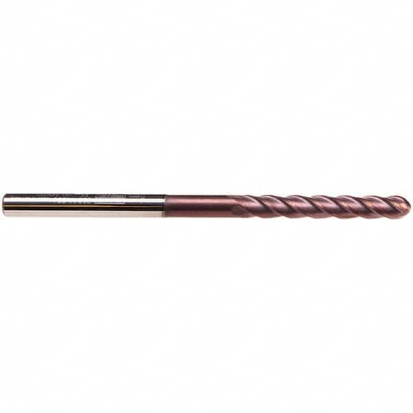 Ball End Mill: 4 Flute, Solid Carbide MPN:2504A.012