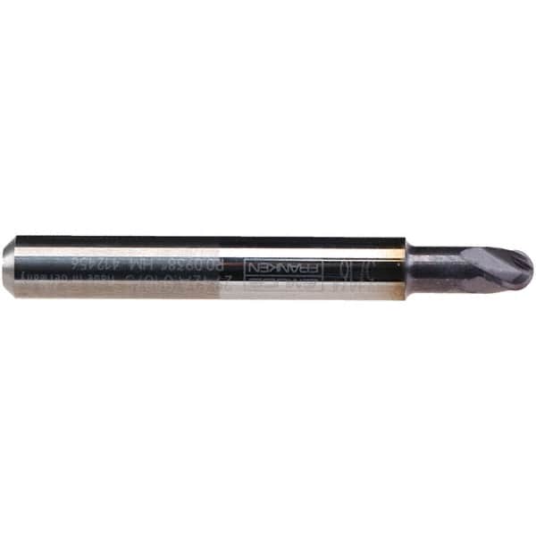 Ball End Mill: 4 Flute, Solid Carbide MPN:2942A.0250
