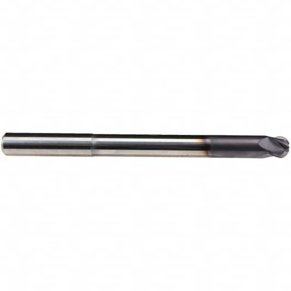 Ball End Mill: 4 Flute, Solid Carbide MPN:2943A.0500
