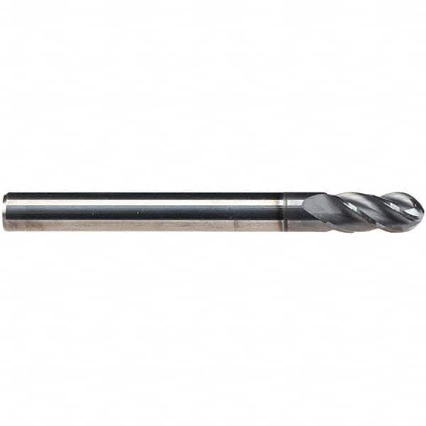 Ball End Mill: 4 Flute, Solid Carbide MPN:2974L.01875