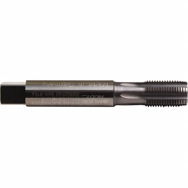 British Standard Pipe Tap: 1/4-19 G(BSP), Plug Chamfer, 6 Flutes MPN:B016K101.4036