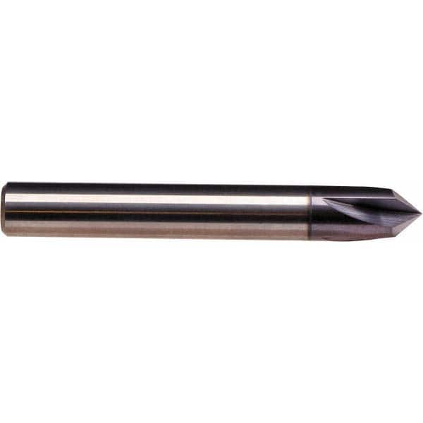 Chamfer Mill: 4 Flutes, Solid Carbide MPN:1715A.090375