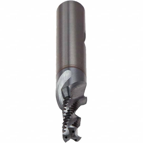 Helical Flute Thread Mill: Internal, 3 Flute, Solid Carbide MPN:GF442256.0080