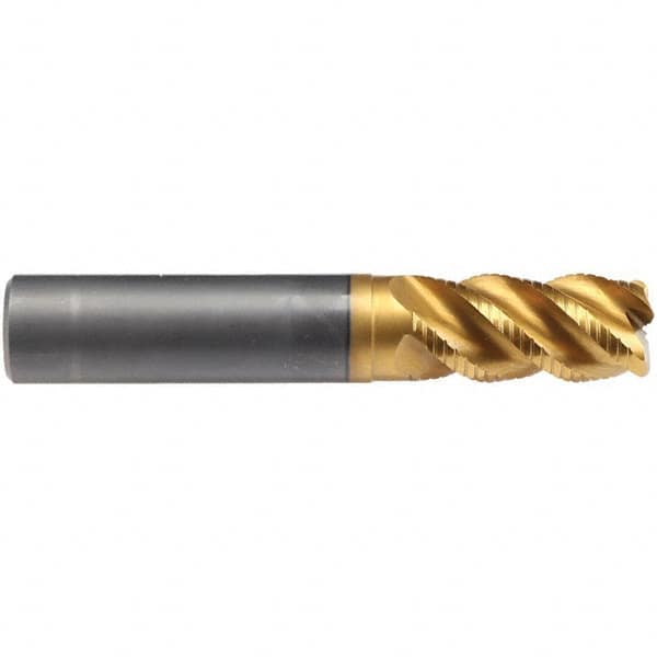 Corner Radius End Mill: 4 Flutes, Solid Carbide MPN:2670TZ.012025