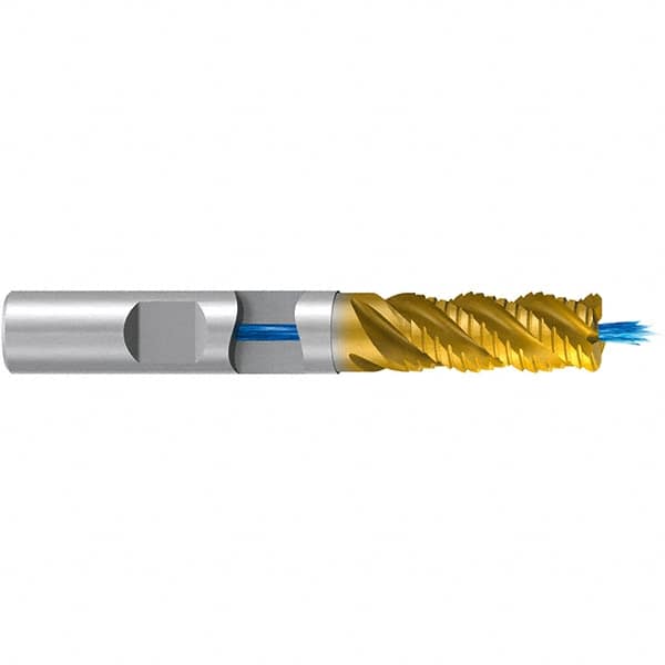 Corner Radius End Mill: 4 Flutes, Solid Carbide MPN:2671TZ.012030