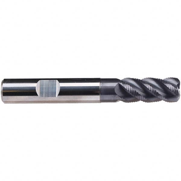 Corner Radius End Mill: 4 Flutes, Solid Carbide MPN:2673AZ.006010