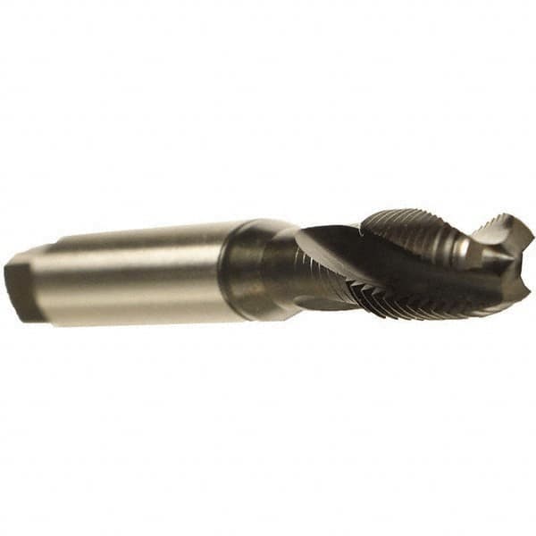 Spiral Flute Tap: 1/4-28, UNF, 3 Flute, Modified Bottoming, 2BX Class of Fit, Cobalt, Oxide Finish MPN:AU456001.5043