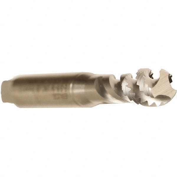 Spiral Flute Tap: #6-32, UNC, 3 Flute, Bottoming, 2B Class of Fit, Cobalt, Bright/Uncoated MPN:AU513500.5005