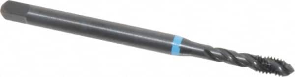 Spiral Flute Tap: M4x0.70 Metric Coarse, 3 Flutes, Modified Bottoming, 6H Class of Fit, Cobalt, Oxide Coated MPN:B0503200.0040