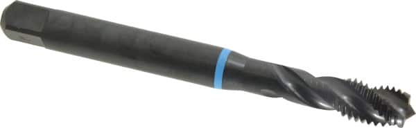 Spiral Flute Tap: M10x1.50 Metric Coarse, 3 Flutes, Modified Bottoming, 6H Class of Fit, Cobalt, Oxide Coated MPN:B0503200.0100