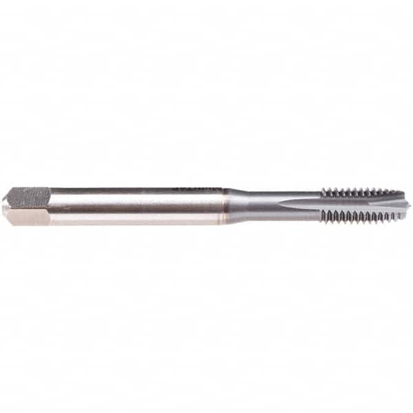 Spiral Flute Tap:  M5x0.8,  Metric,  3 Flute,  Plug,  6H Class of Fit,  High-Speed Steel,  TiCN Finish MPN:B1579300.0050