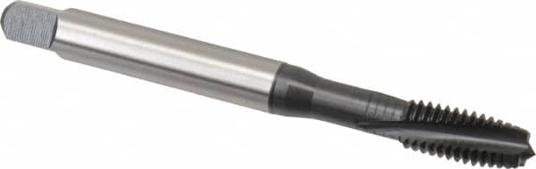 Spiral Flute Tap: 3/8-16 UNC, 3 Flutes, Plug, 2BX Class of Fit, Cobalt, Nitride Coated MPN:BU306001.5011