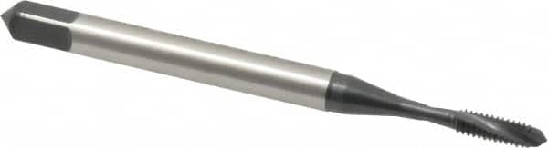 Spiral Flute Tap: #2-56, UNC, 2 Flute, Modified Bottoming, 2BX Class of Fit, Cobalt, Oxide Finish MPN:BU456001.5001