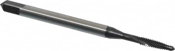 Spiral Flute Tap: #3-48 UNC, 2 Flutes, Modified Bottoming, 3BX Class of Fit, Cobalt, Oxide Coated MPN:BU456011.5002