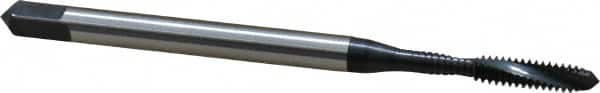 Spiral Flute Tap: #4-40 UNC, 2 Flutes, Modified Bottoming, 3BX Class of Fit, Cobalt, Oxide Coated MPN:BU456011.5003