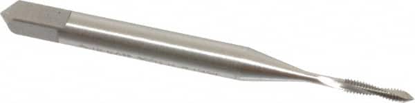 Spiral Flute Tap: #0-80 UNF, 2 Flutes, Modified Bottoming, 3BX Class of Fit, Cobalt, Oxide Coated MPN:BU456011.5033