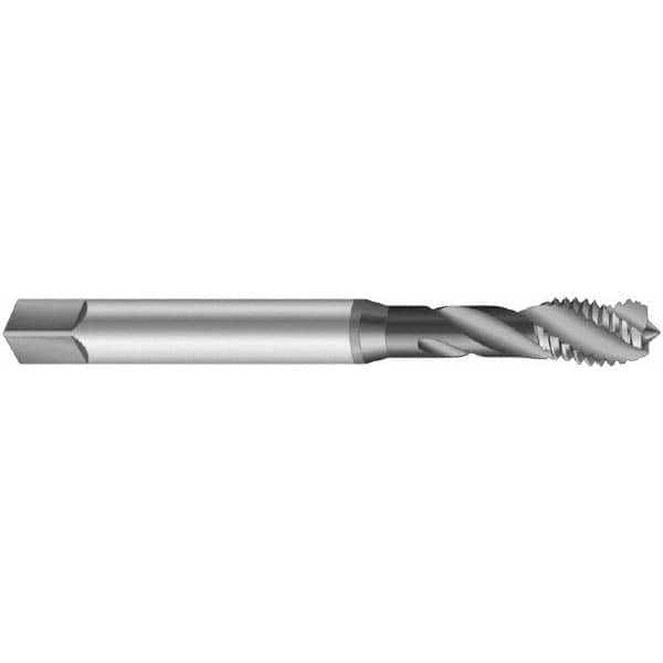 Spiral Flute Tap: #2-64 UNF, 2 Flutes, Modified Bottoming, 3B Class of Fit, Cobalt, Oxide Coated MPN:BU503210.5035