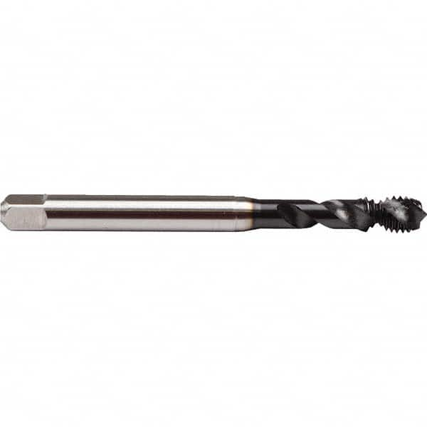 Spiral Flute Tap: #2-56 UNC, 2 Flutes, Modified Bottoming, 2B Class of Fit, Cobalt, GLT-8 Coated MPN:BU50S800.5001